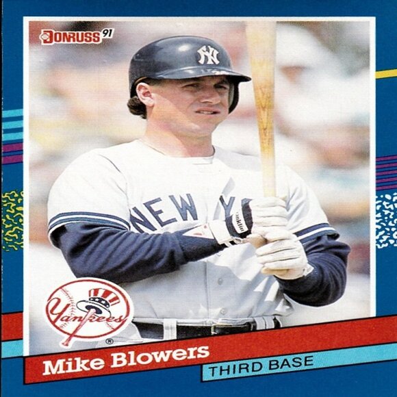 Mike Blowers (New York Yankees) Vintage Donruss '91 MLB Card - Card Number 63 - Picture 1 of 2